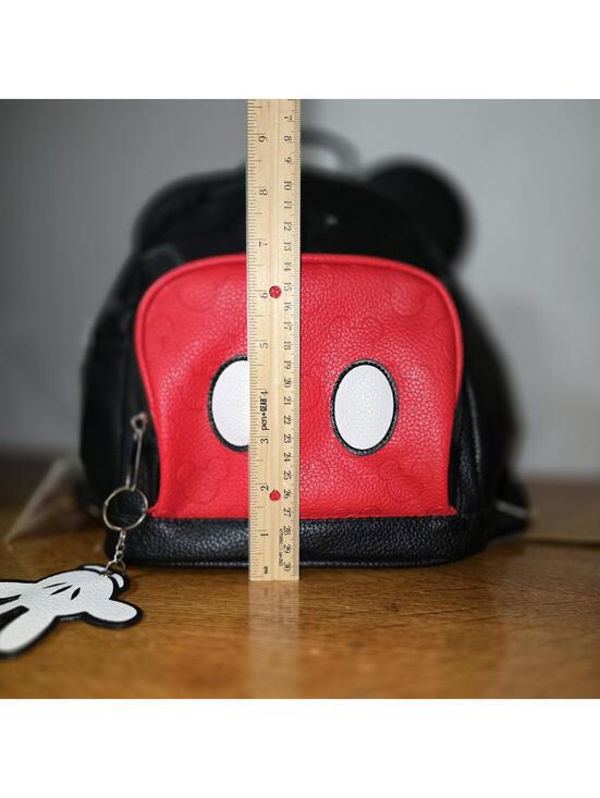 Disney Mickey Mouse Collectible Mini Backpack Purse with Ears & Glove Charm NWT main image 6